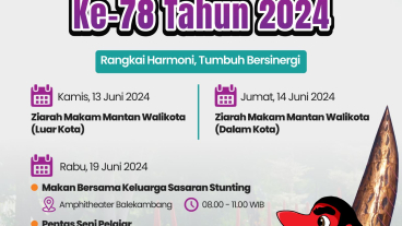 Rangkaian Peringatan HUT Pemkot Kota Surakarta No 78 Tahun 2024