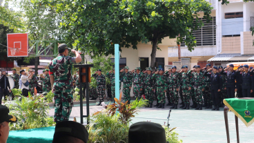 Upacara Penutupan TMMD Sengkuyung Tahap IV Kelurahan Kepatihan Kulon