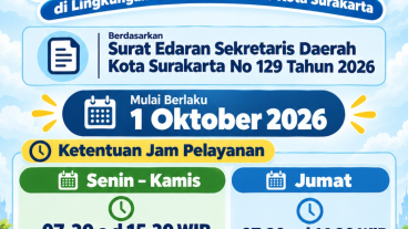 Penyesuaian Jam Pelayanan Kecamatan Jebres